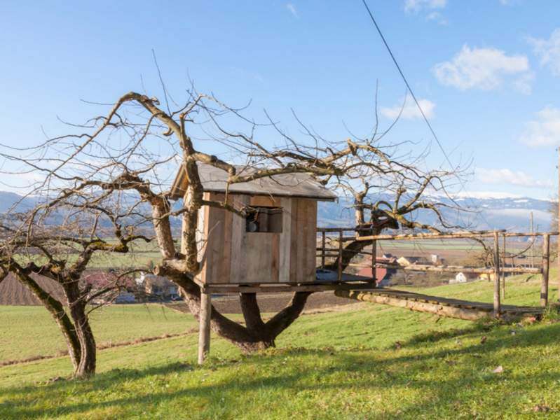 cabane dans les arbres cadeau personnalisé pour enfants en Provence 